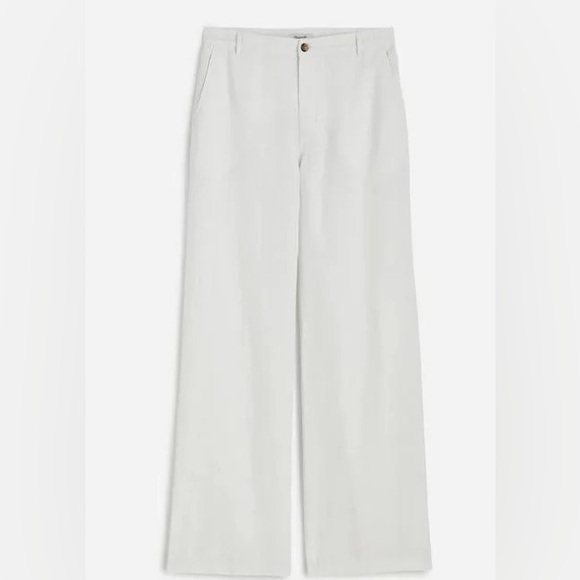 Madewell Pants - Madewell Off-White Elastic Waist Pants